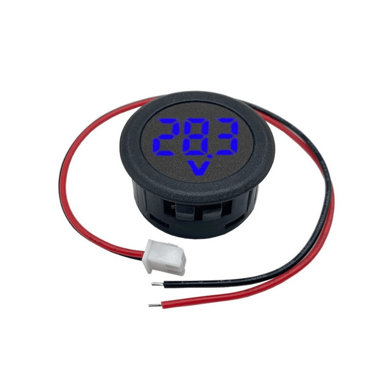 ماژول ولتمتر 4-100 ولت DC روپنلی گرد با نمایشگر