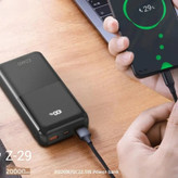 پاوربانک 20000 میلیآمپر ایزاکو EZAKO مدل Z-29 شارژ سریع با نمایشگر دیجیتال