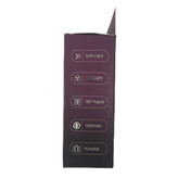 سافت لایت شارژی و قابل حمل چند رنگ RGB مدل MJ-03 گیرهدار طرح سیب Apple سفید
