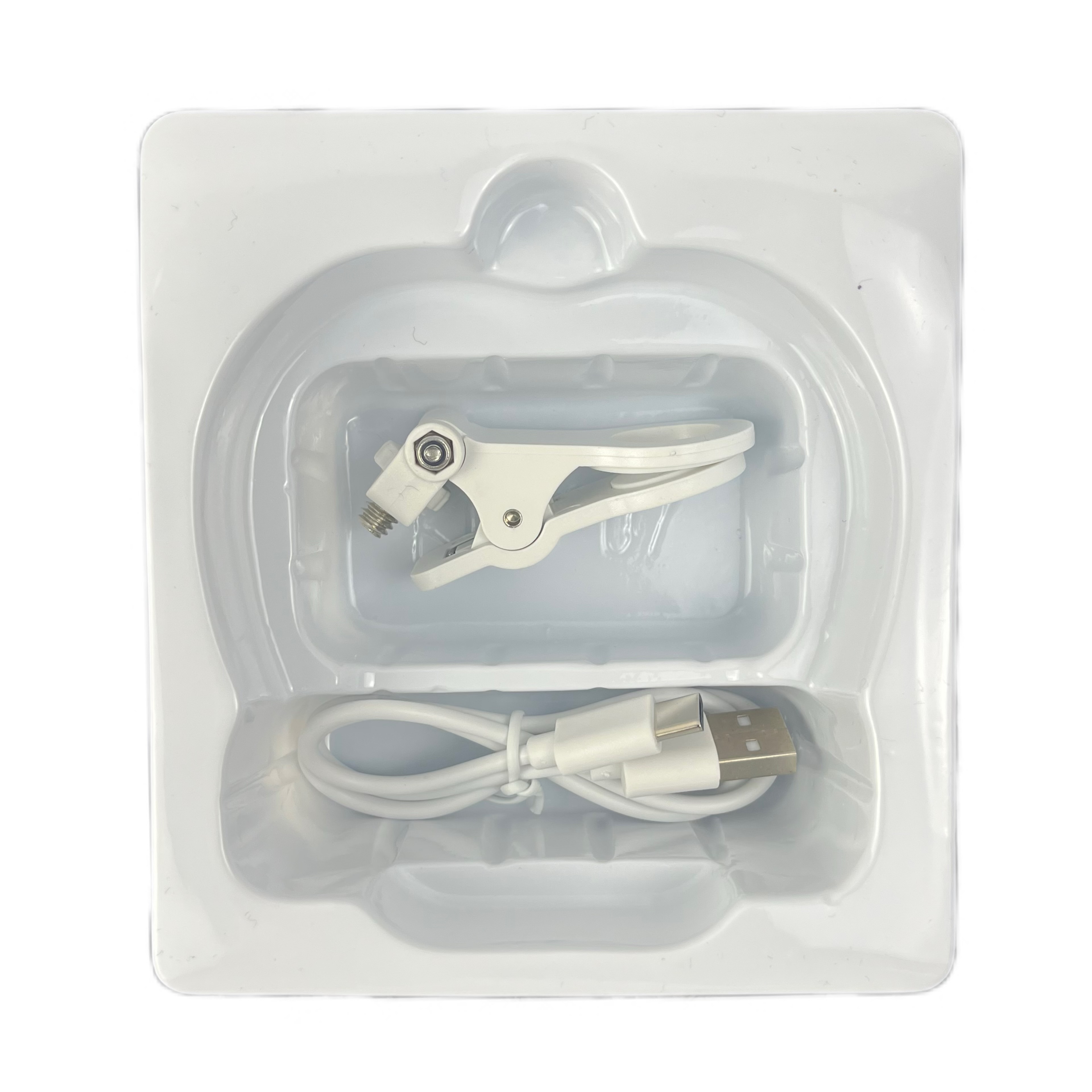 سافت لایت شارژی و قابل حمل چند رنگ RGB مدل MJ-03 گیرهدار طرح سیب Apple سفید