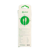 کابل شارژ GFUZ یواسبی به میکرویواسبی (اندرویدی) 1 متری کد CA203 - سفید