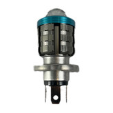 هدلایت موتورسیکلت X-SUN پایه H4 (3خار) عدسی دار نور سفید و زرد (تک عددی)