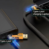 کابل تبدیل USB / USB-C به USB-C / لایتنینگ توزو مدل 4IN1 Flat Wire اصلی