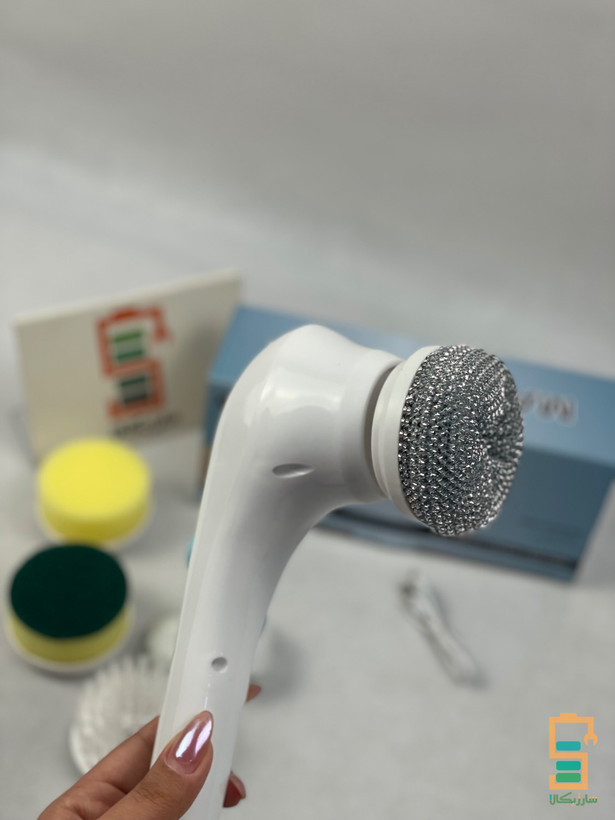 فرچه شارژی مسافرتی Magic Brush مدل 5کاره 5سر سفید