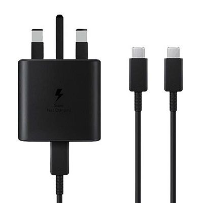 شارژر دیواری سامسونگ مدل EP-TA845 45W به همراه کابل USB-C