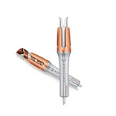 فر کننده مو شیگلم مدل 25mm با پوشش سرامیک پیشرفته، قابلیت تنظیم دما در سه حالت، سیستم گرمایش سریع، چرخش دوطرفه، ضد سوختگی و ضد گره خوردن، صفحه نمایش دیجیتال و طول سیم 1.5 متر