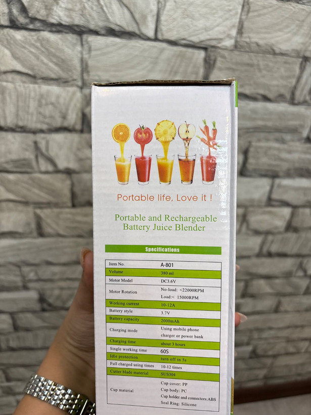 شیکر شارژی قابلحمل HM-03