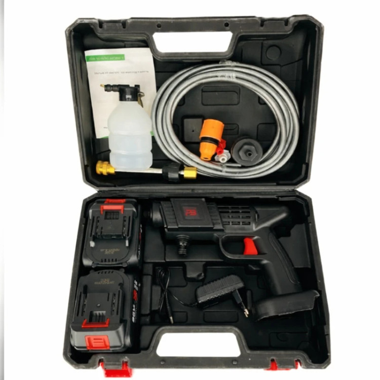 کارواش شارژی دو باتری مدل Cleaning Gun