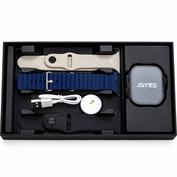 ساعت هوشمند JSYES مدل M60 به همره 3 بند قابل تعویض