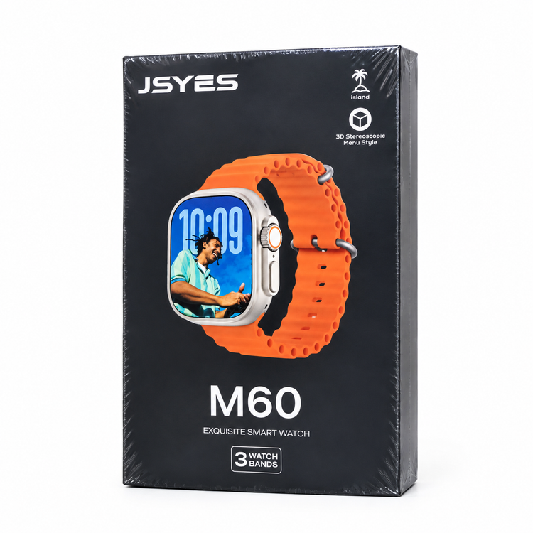 ساعت هوشمند JSYES مدل M60 به همره 3 بند قابل تعویض